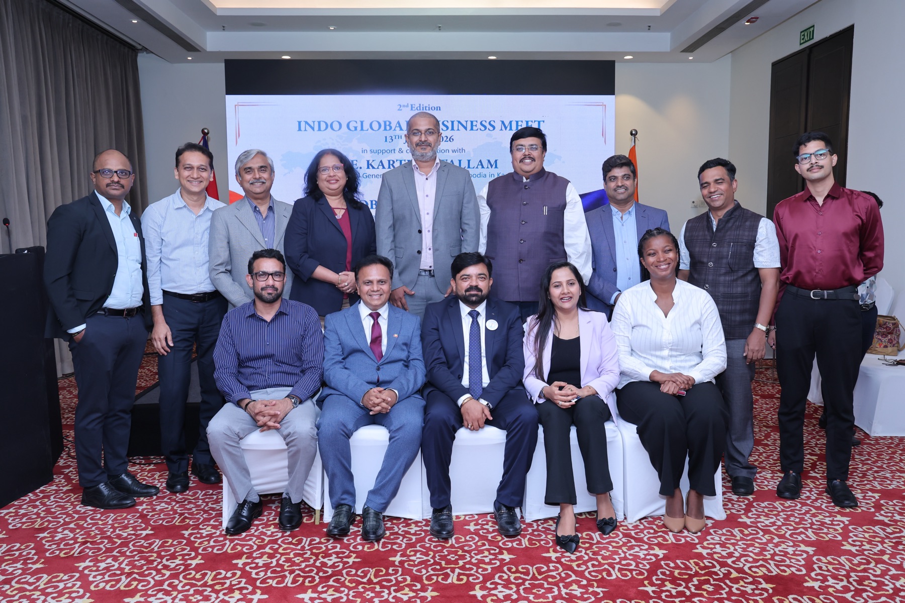 Delegates and speakers at the India-Cambodia Economic Forum
